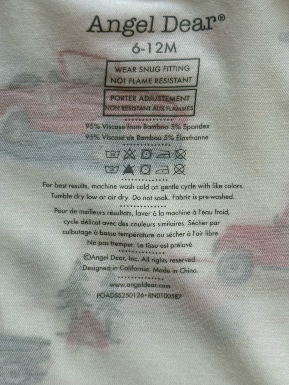 Angel Dear Boys Off-Road Adventure Short Sleeve Loungewear Set - Size 6-12M - Picture 10 of 16